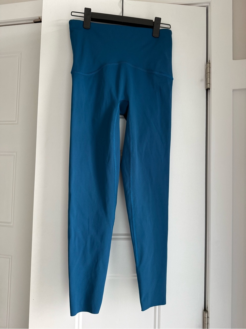 SPANX Teal Blue High-Waist Leggings
